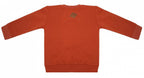 sweater Boho meisjes katoen roestbruin maat 80