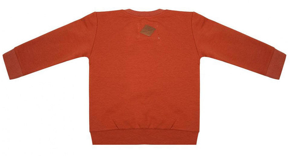 Little indians Sweater Boho meisjes katoen roestbruin maat 116