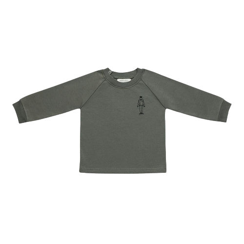 sweater Lift jongens katoen groen mt 12-8 mnd