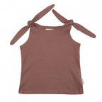 tanktop Burlwood meisjes katoen roze maat 92