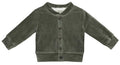 Little indians Vest junior corduroy/katoen groen maat 50