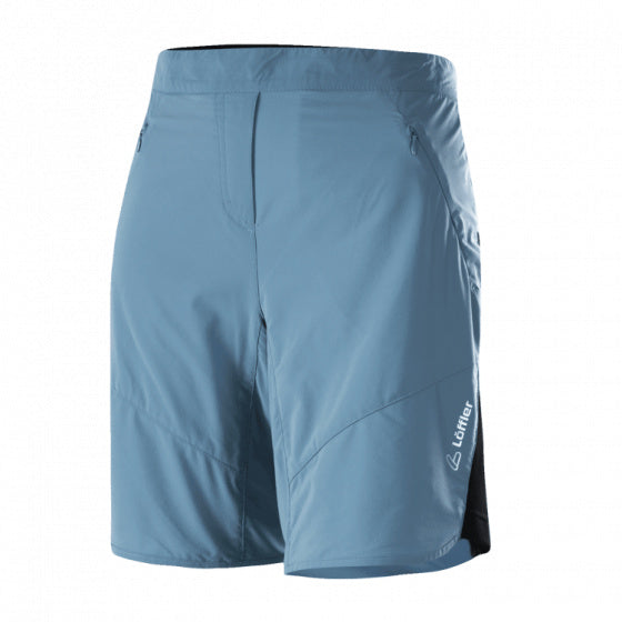 fietsbroek Aero dames polyamide blauw maat 42