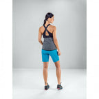 fietsbroek Comfort CSL nylon dames blauw maat 42