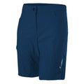 fietsbroek Comfort CSL nylon dames donkerblauw maat 34