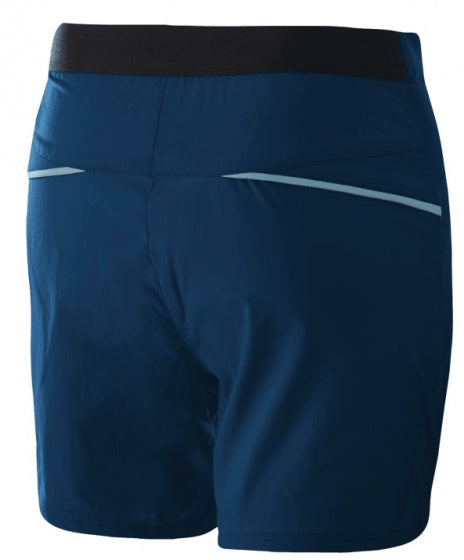 fietsbroek kort Aero nylon dames donkerblauw maat 44