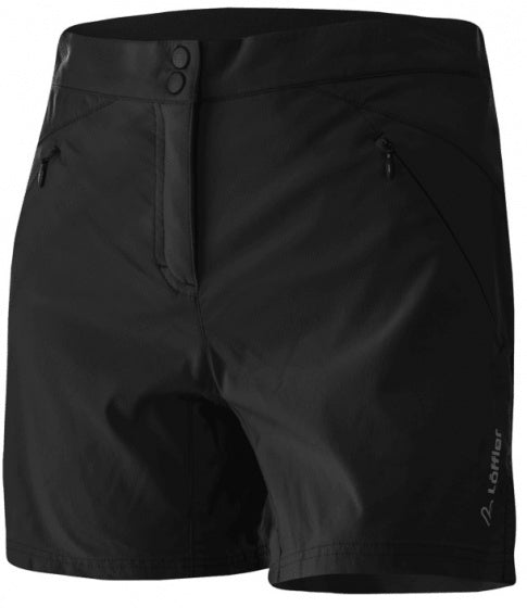fietsbroek kort Aero nylon dames zwart maat 40