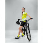 fietsbroek Swift CSL dames polyamide zwart maat 34