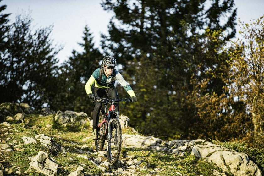 fietsjack Trace heren polyester lichtgroen maat 48