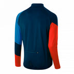 fietsjack Trace heren polyester rood/blauw maat 56