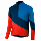 fietsjack Trace heren polyester rood/blauw maat 52