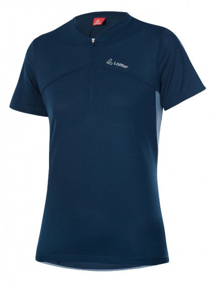 fietsshirt Alpha 3.0 dames polyester navy maat 38