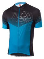 fietsshirt FZ Peaks heren polyester blauw maat S