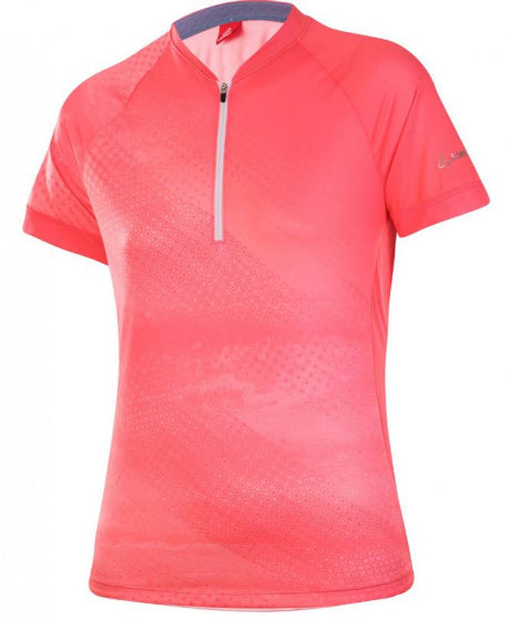 fietsshirt Grunge dames polyester/elastaan roze maat 38