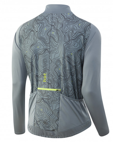 fietsshirt Hotbond RF heren polyester grijs maat 52