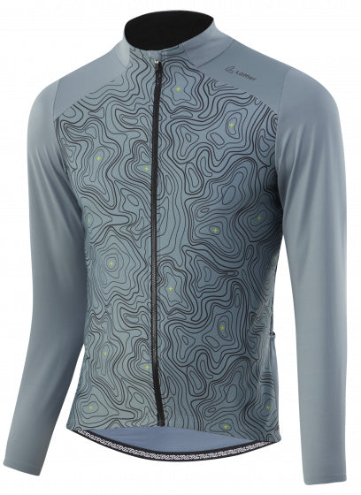 fietsshirt Hotbond RF heren polyester grijs maat 50