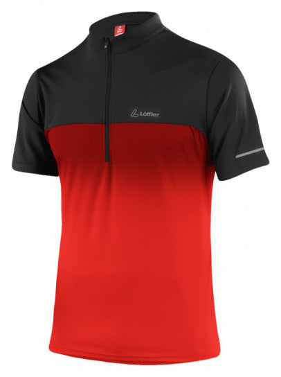 fietsshirt HZ Flow 3.0 heren polyester rood maat 58