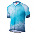 fietsshirt Jersey FZ Aero polyester blauw maat 46