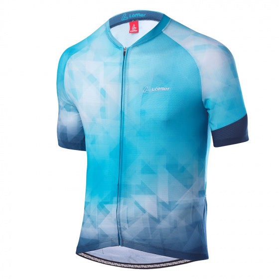 fietsshirt Jersey FZ Aero polyester blauw maat 52