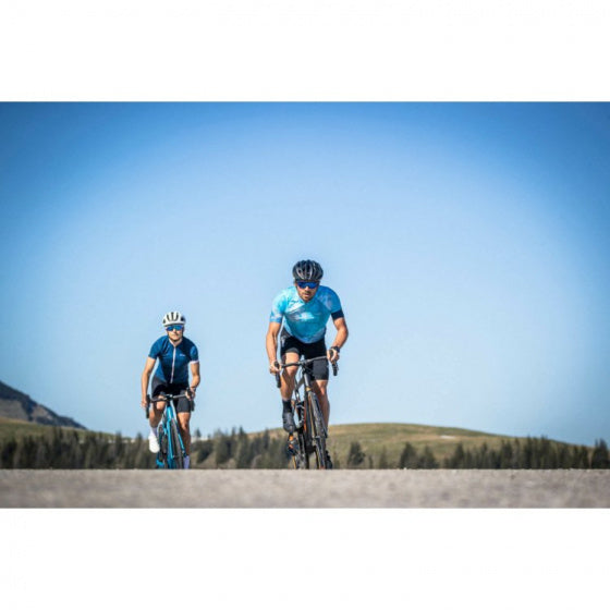 fietsshirt Jersey FZ Pure dames polyester turquoise mt 44