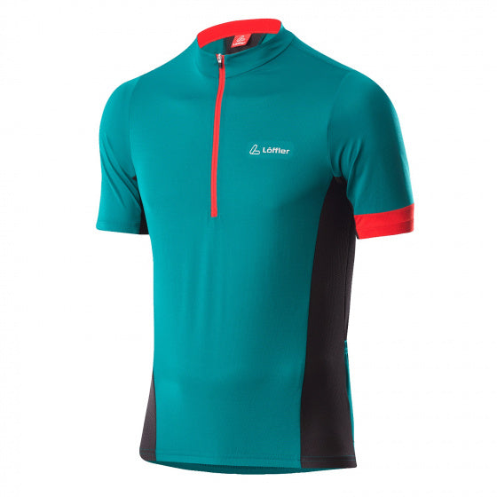 fietsshirt Jersey HZ Pure polyester turquoise maat 48