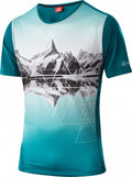 fietsshirt Peaks heren polyester blauw maat 58