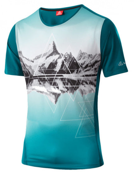 fietsshirt Peaks heren polyester groen maat 4XL