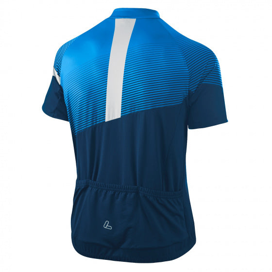 fietsshirt Jersey FZ Stream polyester blauw maat 60