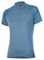 fietsshirt Rise 3.0 dames polyester grijsblauw mt 40