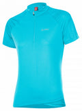 fietsshirt Rise 3.0 dames polyester lichtblauw mt 38