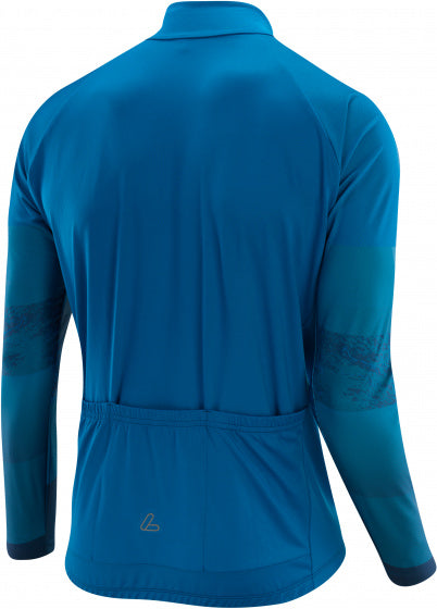 fietsshirt Shalerock heren polyester blauw maat 54