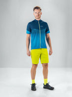 fietsshirt Stream heren polyester blauw maat 5XL