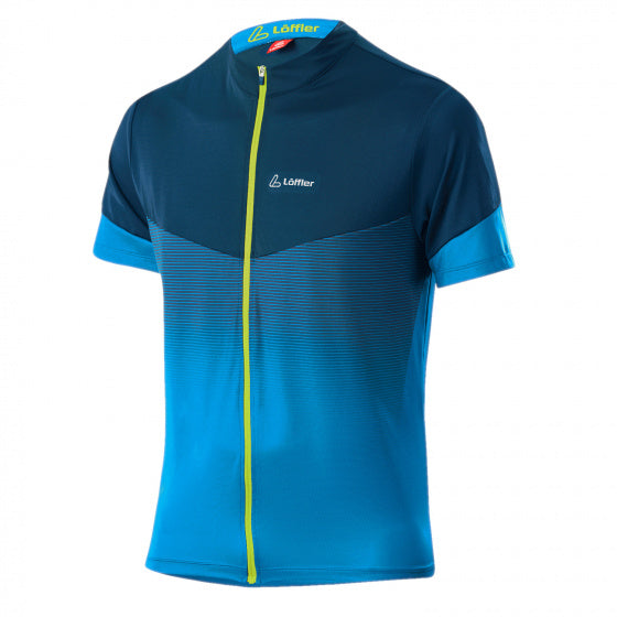 fietsshirt Stream heren polyester blauw maat S