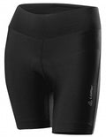 fietsshort dames extra kort polyamide zwart maat 40