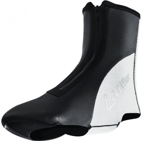 overschoenen wielrennen polyamide zwart/wit maat 39-40