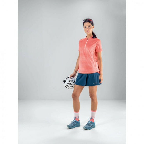 sportrok Assl dames polyamide donkerblauw maat 46