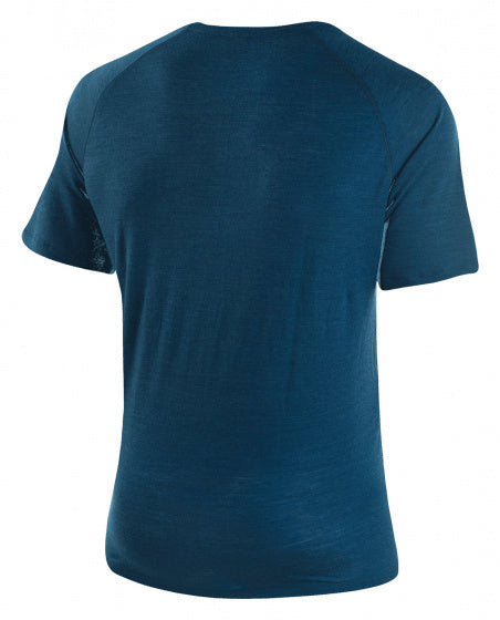 sportshirt heren lyocell/merinowol donkerblauw mt 56