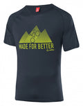 sportshirt heren lyocell/wol grijs/lichtgroen mt 60