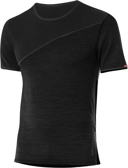 T-shirt Transtex heren merino zwart maat 54