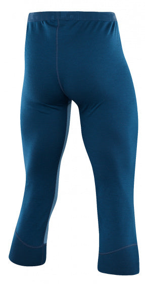 thermobroek 3/4 heren wol/polypropyleen blauw maat 48