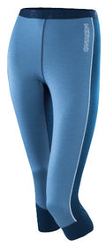 thermobroek Transtex 3/4 dames merinowol blauw mt 34
