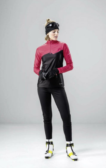thermolegging Carbon dames polyester zwart maat 46