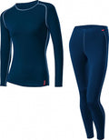 Löffler Thermoset dames polypropyleen navy 2-delig maat 42