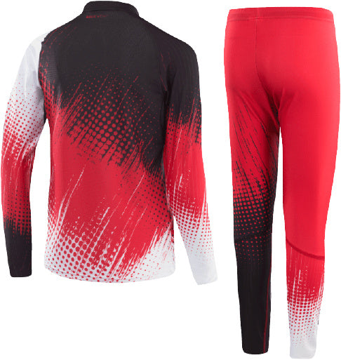 thermoset Worldcup junior polyester/elastaan rood mt 152