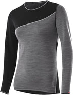 thermoshirt L/S Transtex® Merino dames zwart/grijs maat 34
