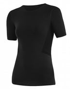 thermoshirt Warm Hybrid dames polypropyleen zwart maat 36/38