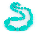 bijtketting Licorice 85 cm silicone turquoise