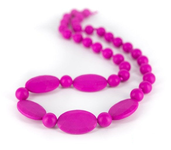 bijtketting Licorice 85 cm silicone violet