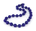 bijtketting Macaron Shorty 25 cm silicone navy