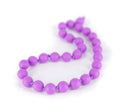 bijtketting Macaron Shorty 25 cm silicone paars