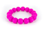 bijtketting Marshmellow 75/7 cm silicone violet